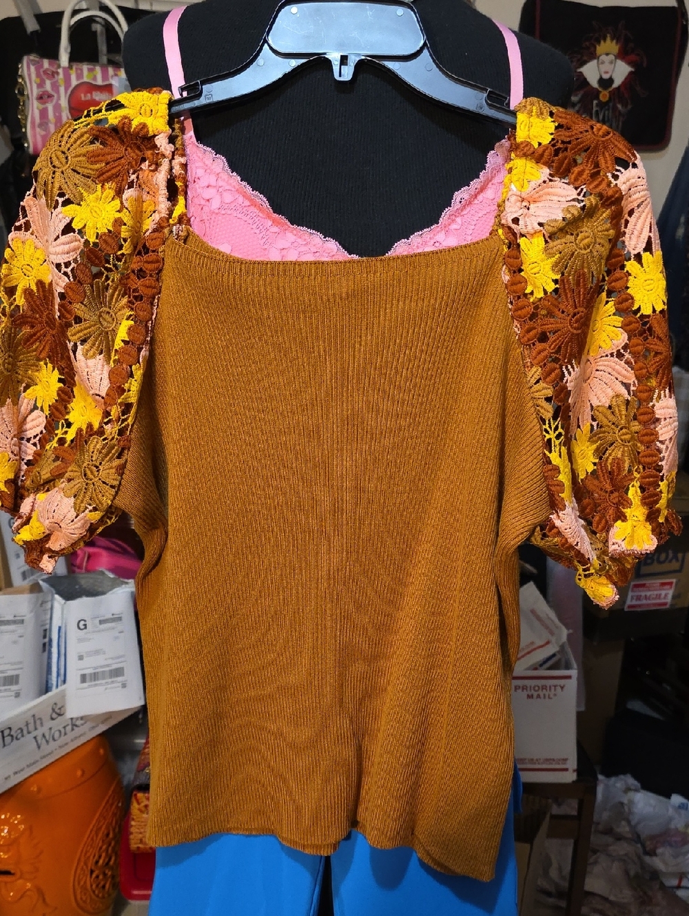 Brown flowers